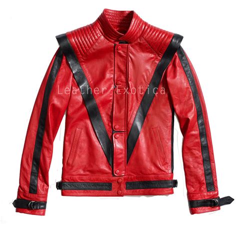 michael jackson beat it jacket replica|michael jackson thriller suit.